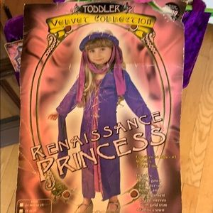 NWT 3T-4T girls Renaissance princess costume-2 pc
